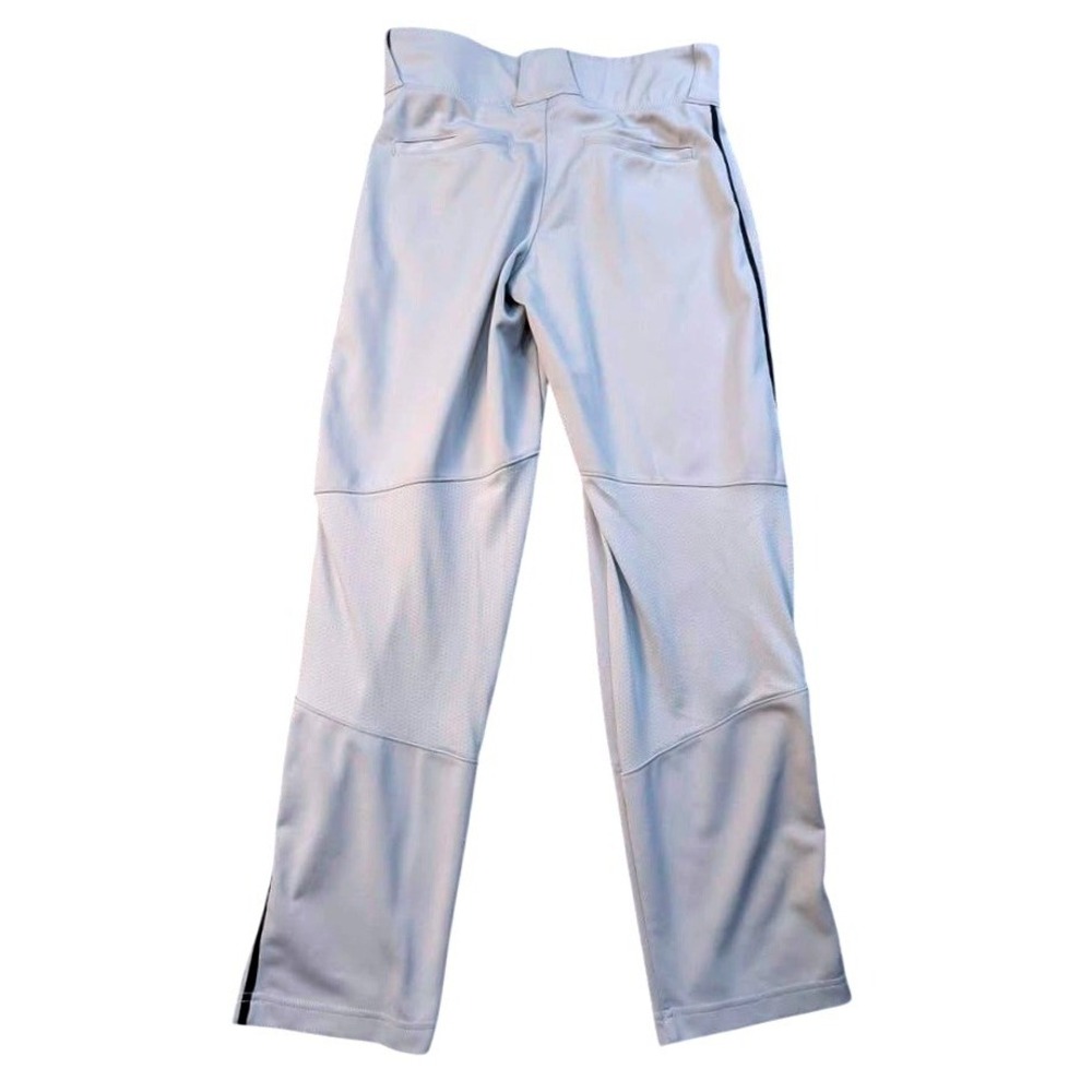 Nike Team Engineered Vapor Select Piped Baseball Pants Youth XL Gray Black 27" - Picture 2 of 10
